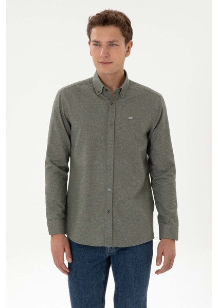 THANY025K Haki Erkek Gömlek 2332993 modelleri