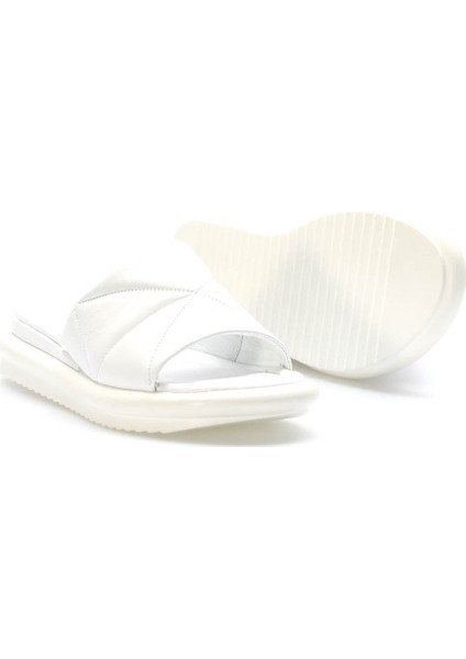 Deri Kadın Düz Terlik 227ZAOP04