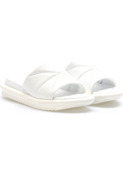 Deri Kadın Düz Terlik 227ZAOP04