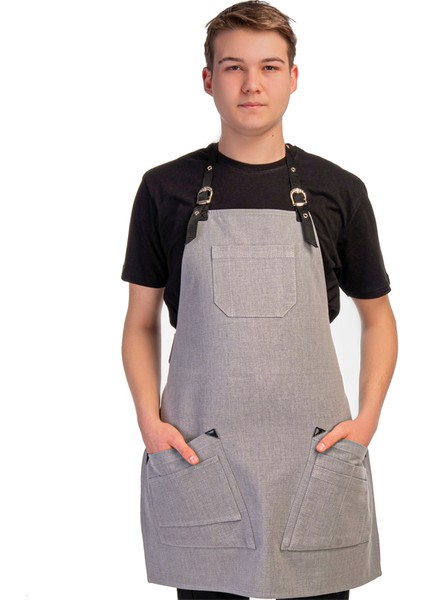 Toka Ayarlı Komi Önlük Standart