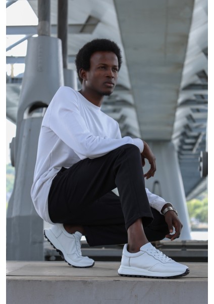 Hakiki Deri Erkek Casual Ayakkabı 723MA5070 fırsatları