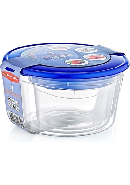 3'lü Derin Saklama Kabı Seti