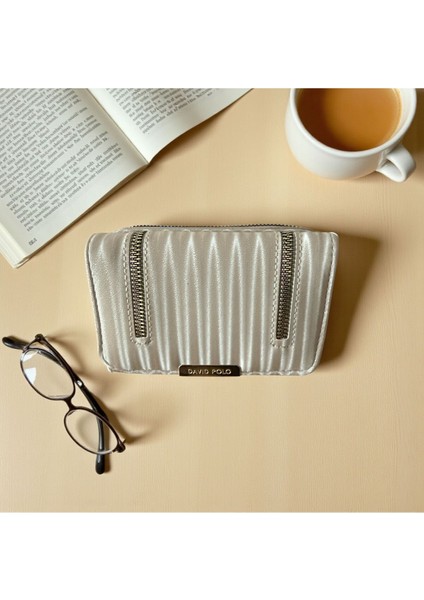 Davıd Polo Pileli Kadın Cüzdan