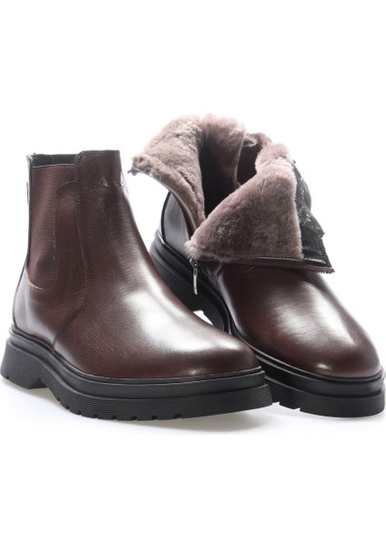 Deri Kürklü Erkek Klasik Bot 209KMA241