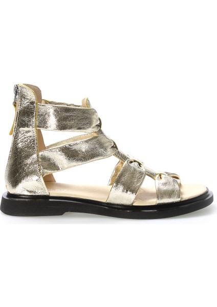 Hakiki Deri Kadın Topuklu Sandalet 124ZA116