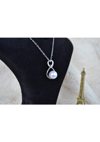 Inci Detay Şık Tasarım Çelik Kolye