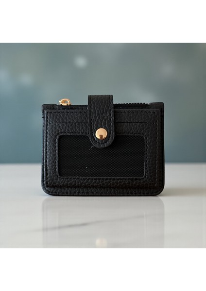 12 Adet Kart ve Bozuk Para Bölmeli Kartlık