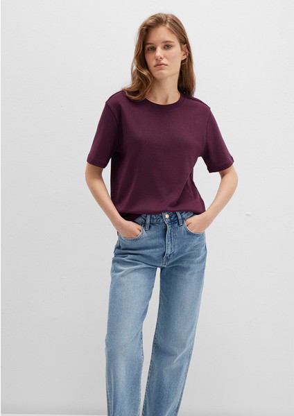 Bordo Basic Tişört 1612916-70434