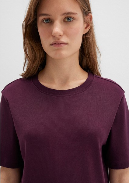 Bordo Basic Tişört 1612916-70434