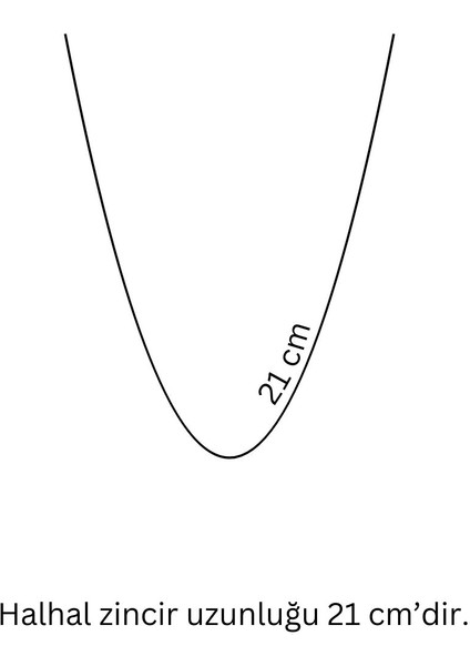 Kadın Gümüş 3 Charm Ayak Bilekliği Halhal 21 cm PMBL25615