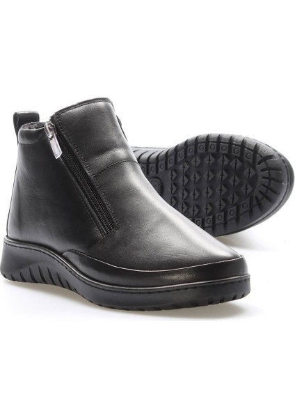 Hakiki Deri Kadın Kısa Topuklu Bot 972SZA7560