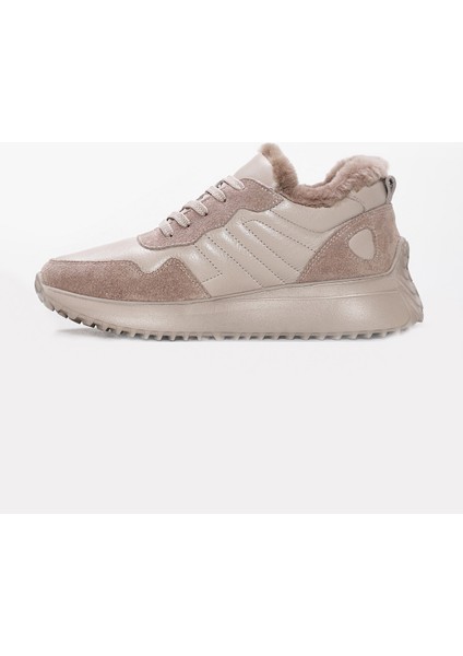 Deri Kürklü Kadın Casual Ayakkabı 136KZA901-1