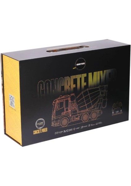 Çocuk HJ8001-1 Metal Kumandalı Iş Makinesi -Gepettoys