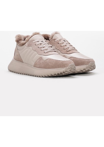 Deri Kürklü Kadın Casual Ayakkabı 136KZA901-1