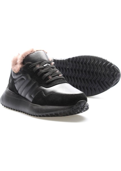Deri Kürklü Kadın Casual Ayakkabı 136KZA901-1