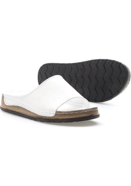Deri Kadın Dolgu Topuk Terlik 972ZA309
