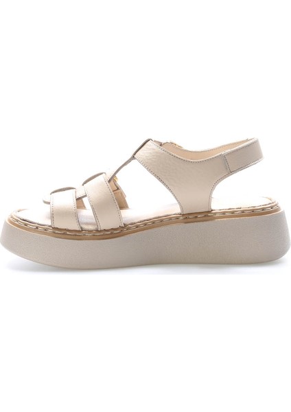 Deri Kadın Klasik Sandalet 621ZA1169 indirimleri