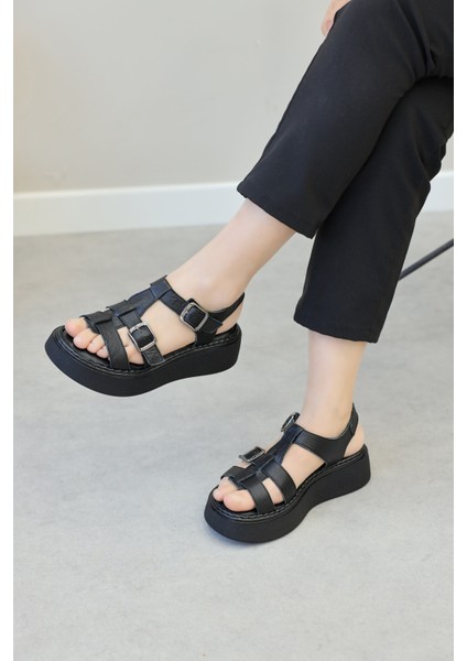Deri Kadın Klasik Sandalet 621ZA1169