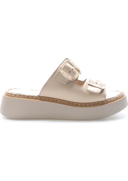 Hakiki Deri Kadın Klasik Sandalet 621ZA1140 indirimleri