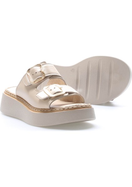 Hakiki Deri Kadın Klasik Sandalet 621ZA1140