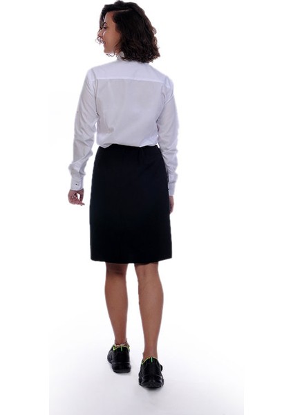 Yırtmaçlı Garson Servis Etek