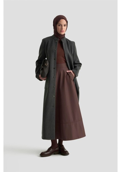 Hakim Yaka Kaşe Kap 25KD1124 Gri modelleri