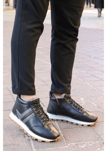 Deri Kürklü Erkek Klasik Bot 154KMA1710 indirimleri