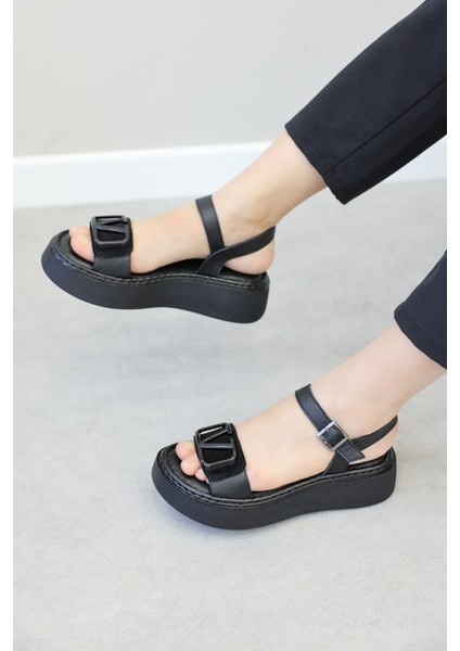 Deri Kadın Klasik Sandalet 621za1149