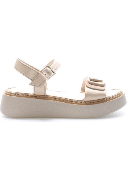 Deri Kadın Klasik Sandalet 621ZA1149 fırsatları