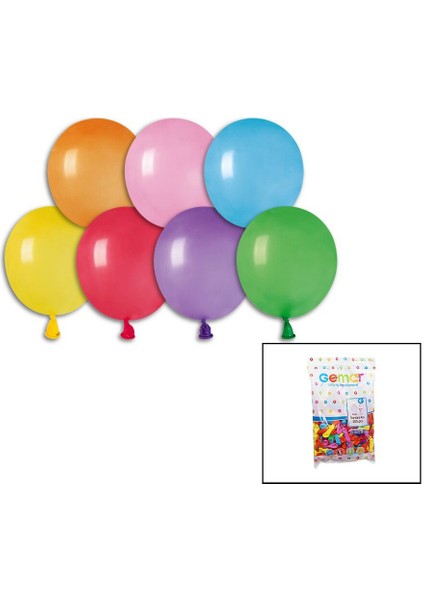 Renkli Su Balon 3 Inç - 8cm - 500PCS (5067)