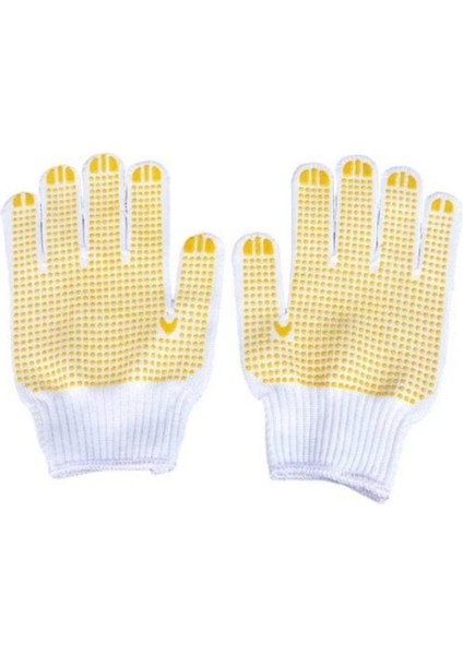 Sarı Noktalı Örgü Eldiven Standart fiyatları