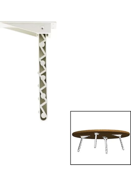 Sofra Ayak Komple Plastik 20CM Aç Kapa (4172)