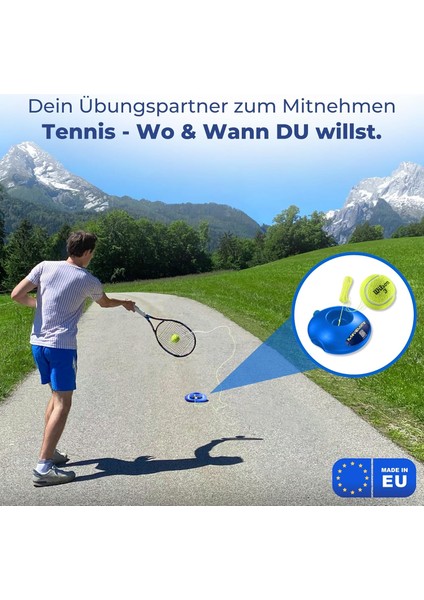 Tenis Antrenman Seti: Wilson® Top Kalitesi, Su Dolum Hazneli ve Taşıma Çantalı Yenilikçi Tekli Tenis Eğitmeni (Çocuk & Yetişkin) fırsatları