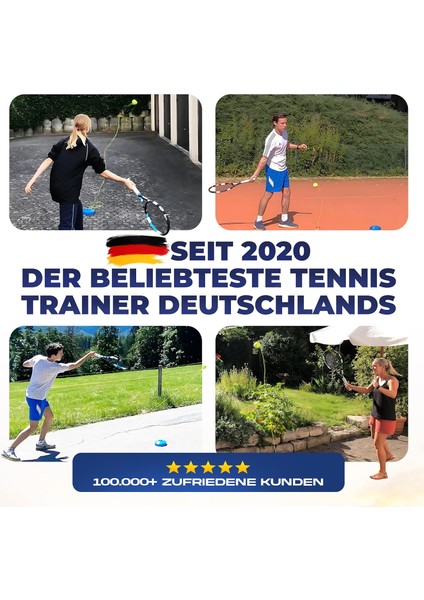 Tenis Antrenman Seti: Wilson® Top Kalitesi, Su Dolum Hazneli ve Taşıma Çantalı Yenilikçi Tekli Tenis Eğitmeni (Çocuk & Yetişkin)