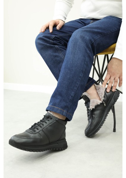 Deri Kürklü Erkek Klasik Bot 154KMA1709