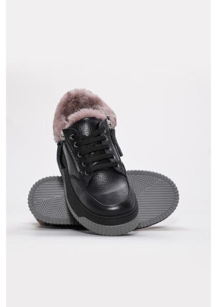 Deri Kürklü Kadın Casual Ayakkabı 142KZA15