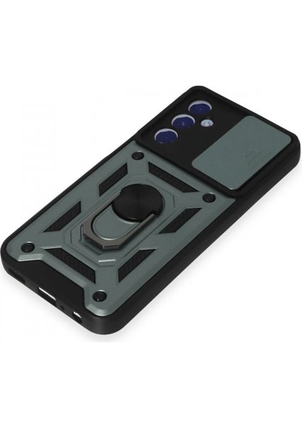 Samsung Galaxy M34 5g Kılıf Pars Lens Yüzüklü Silikon - Yeşil (K95) indirimleri