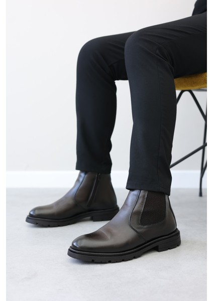 Hakiki Deri Kürklü Erkek Spor Bot 951KMA99 fırsatları