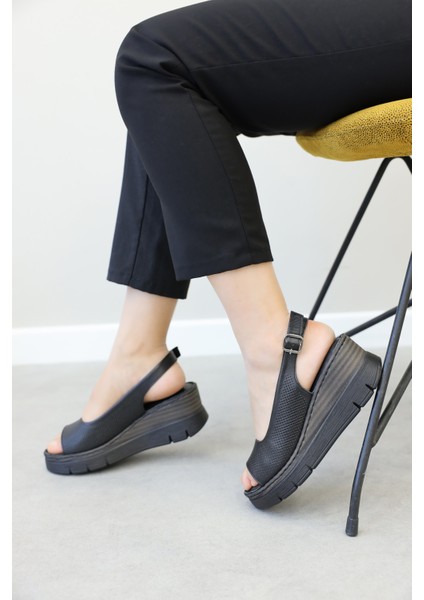 Deri Kadın Klasik Sandalet 621za1126