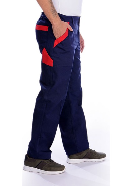 Bay Safari Takım Lacivert-Kırmızı Garnili fırsatları