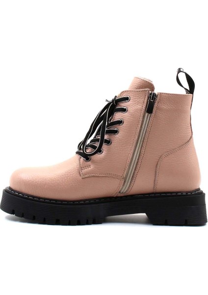Deri Kürklü Kadın Klasik Bot 916KZA3422
