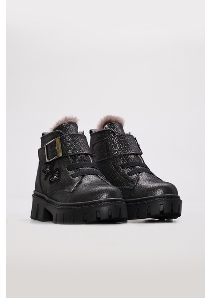 Deri Kürklü Çocuk Klasik Bot 157KXA1774