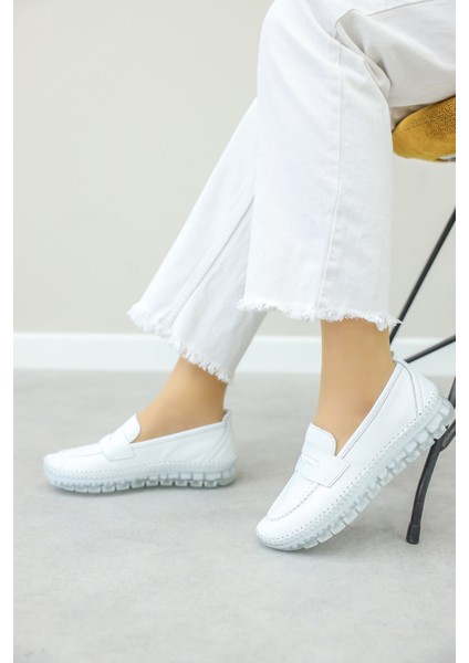 Deri Kadın Casual Ayakkabı 609ZA740 indirimleri