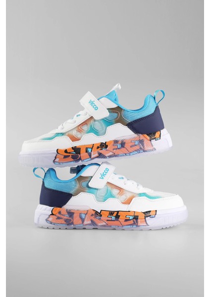 Bita Hafif Erkek Çocuk Mavi Sneaker