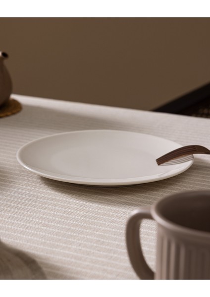 Vole Pasta Tabağı - Krem - 19 cm