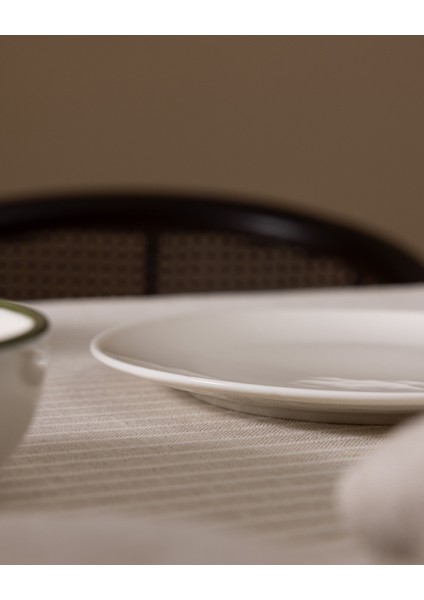 Vole Pasta Tabağı - Krem - 19 cm