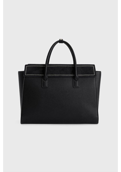 Çift Kulp Çanta Siyah 12145391000