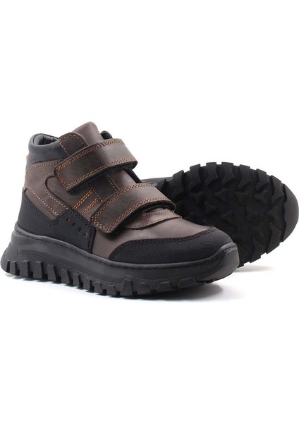 Hakiki Deri Kürklü Unisex Çocuk Klasik Bot 612KFA1586-2