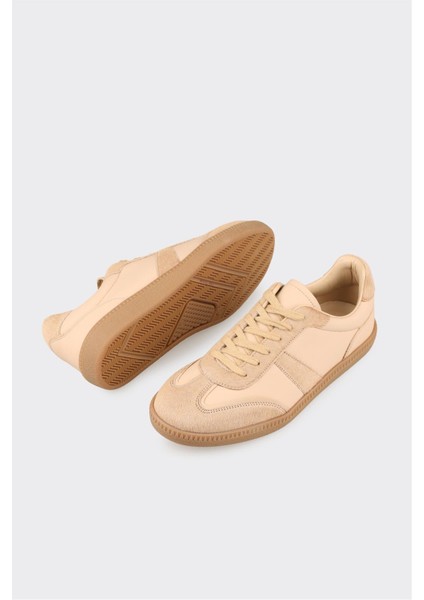 Naturel Deri Kadın Spor Ayakkabı modelleri