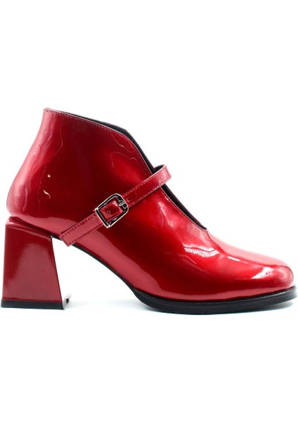 Deri Kadın Kalın Topuklu Bot 064SZA230 indirimleri